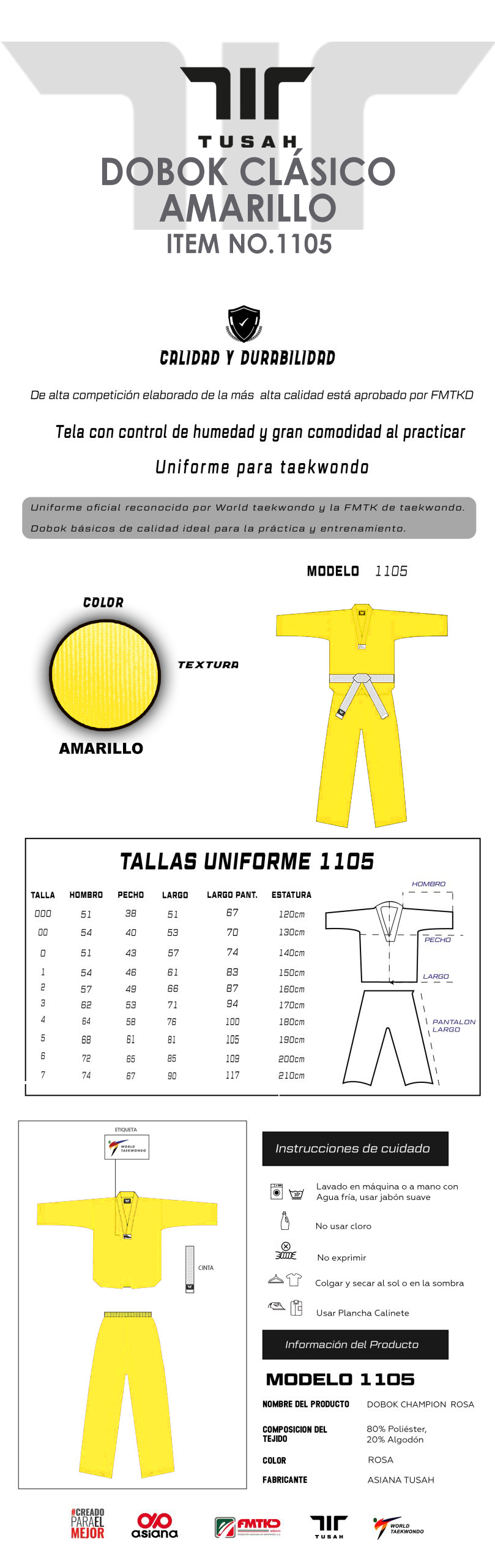 dobok amarillo choro.jpg